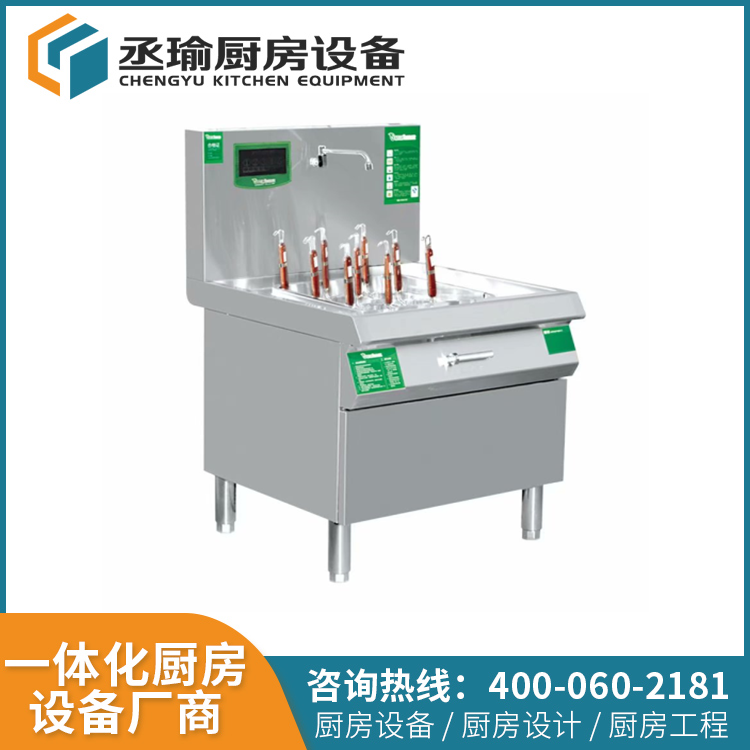廠(chǎng)家直銷(xiāo)商用廚房設備面館九孔電磁煮面爐
